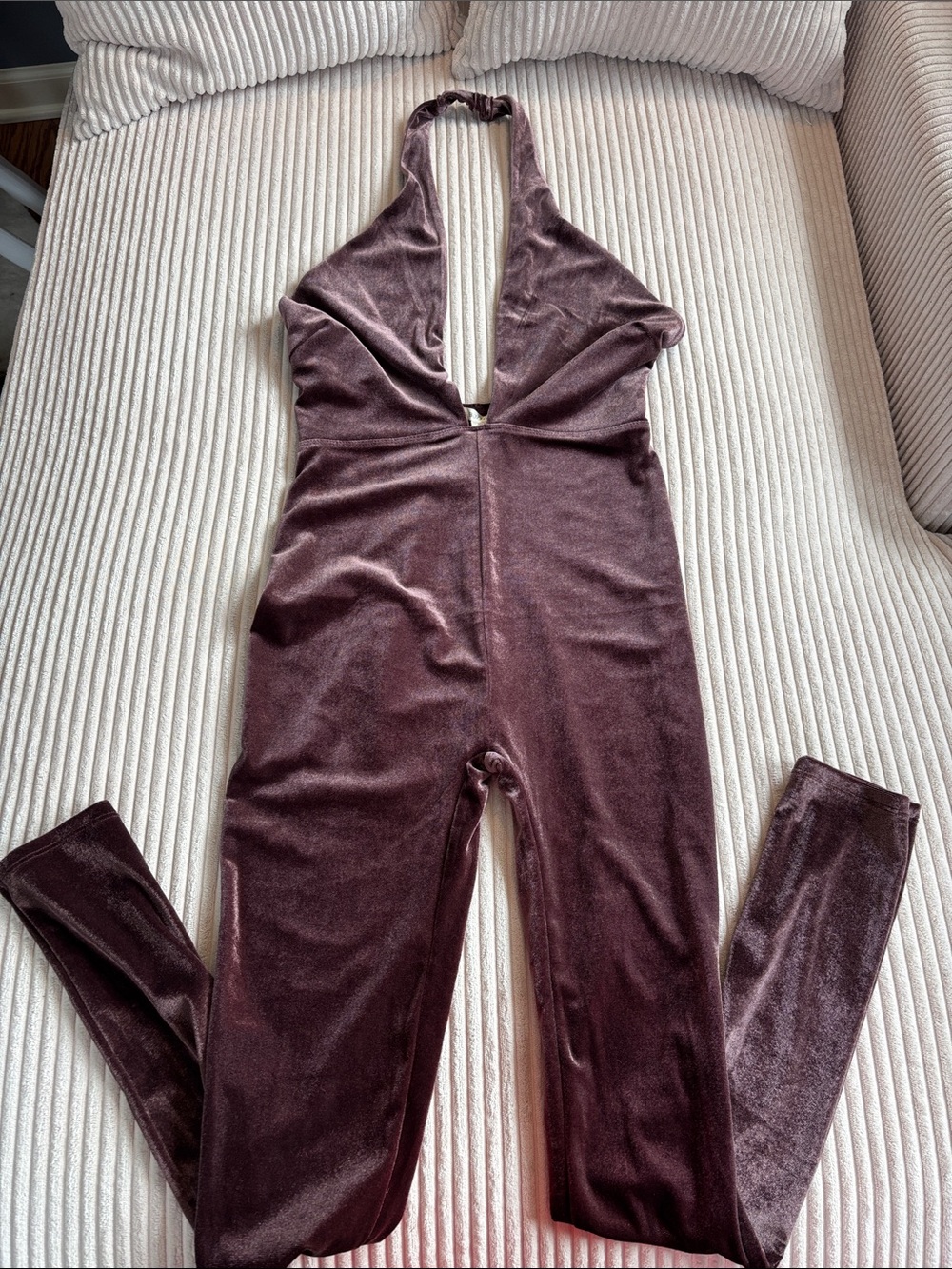 NWOT Bozzolo Velvet Jumpsuit